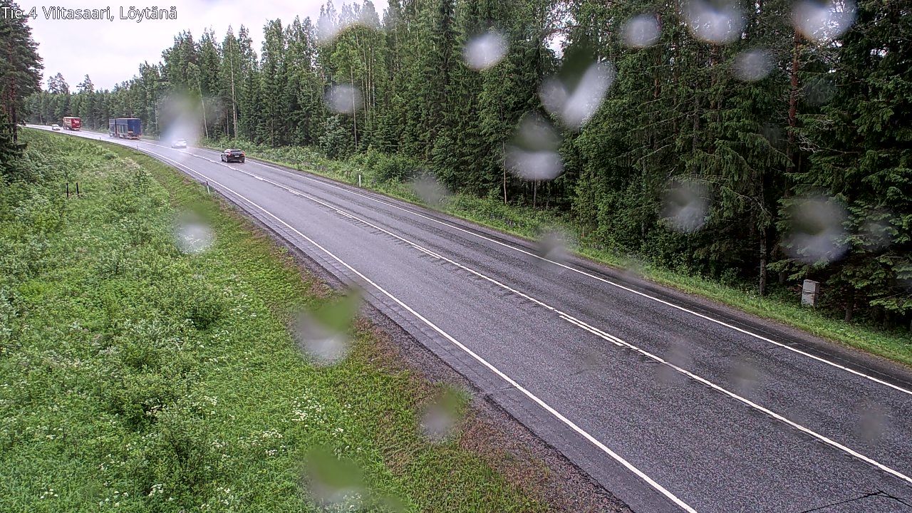 Weather Camera Image Väg 4 Viitasaari, Löytänä, Viitasaari, Keski-Suomi