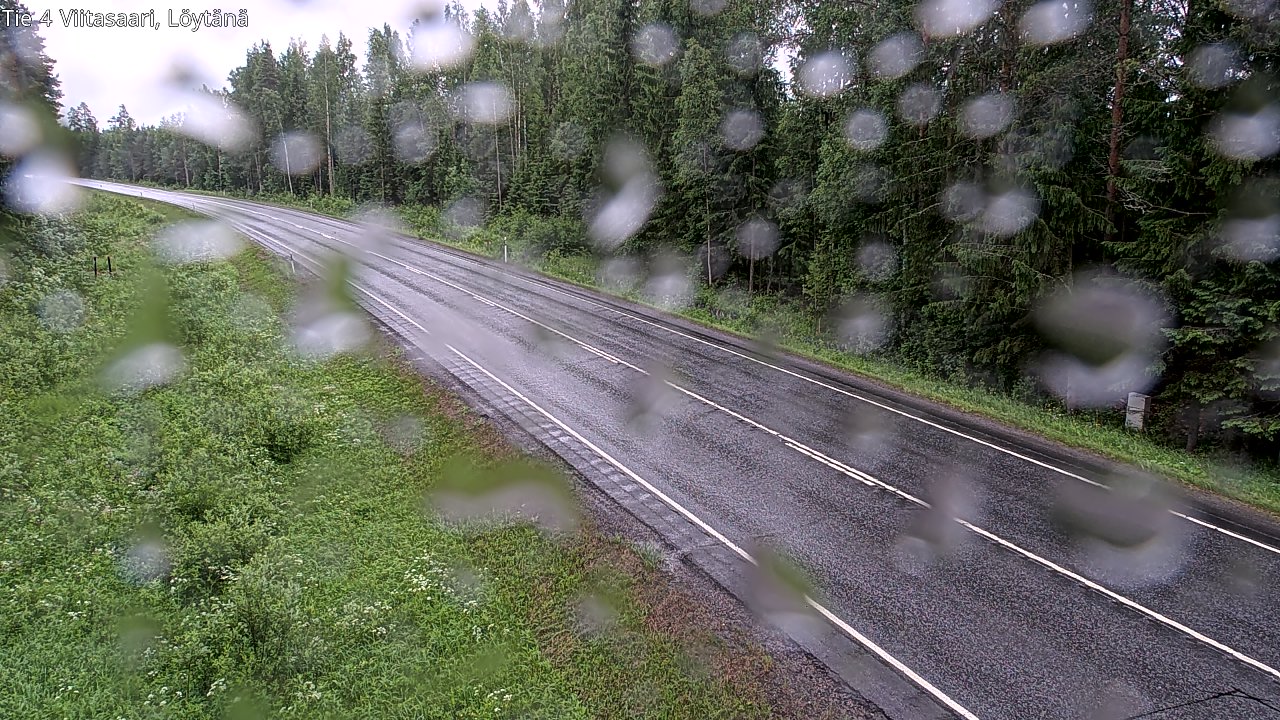 Weather Camera Image Väg 4 Viitasaari, Löytänä, Viitasaari, Keski-Suomi