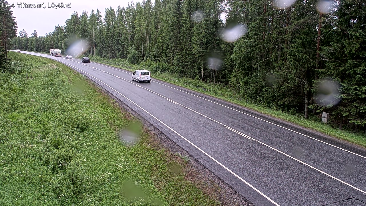 Weather Camera Image Väg 4 Viitasaari, Löytänä, Viitasaari, Keski-Suomi