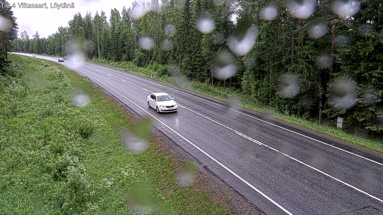Weather Camera Image Väg 4 Viitasaari, Löytänä, Viitasaari, Keski-Suomi