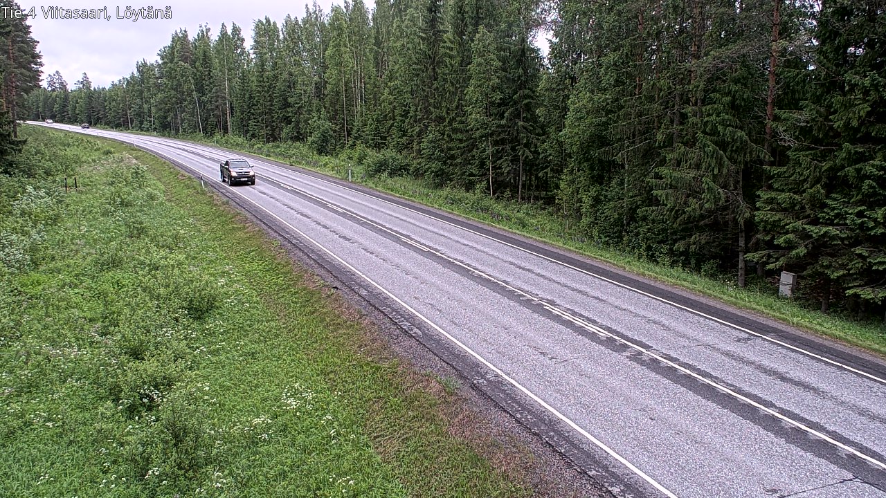 Weather Camera Image Väg 4 Viitasaari, Löytänä, Viitasaari, Keski-Suomi