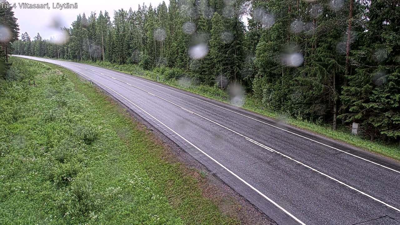 Weather Camera Image Väg 4 Viitasaari, Löytänä, Viitasaari, Keski-Suomi