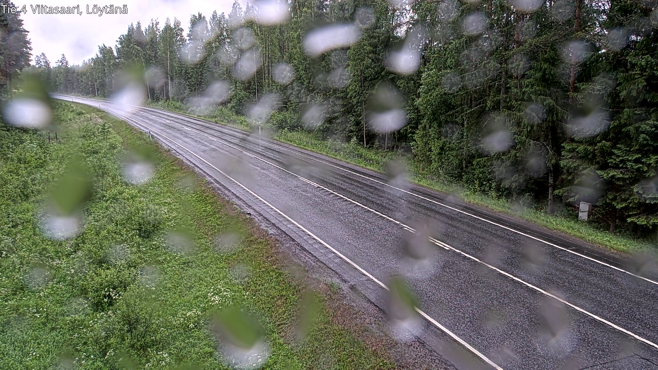Weather Camera Image Väg 4 Viitasaari, Löytänä, Viitasaari, Keski-Suomi