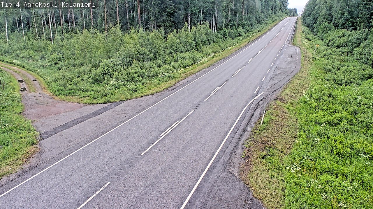 Weather Camera Image Väg 4  Äänekoski, Kalaniemi, Äänekoski, Keski-Suomi