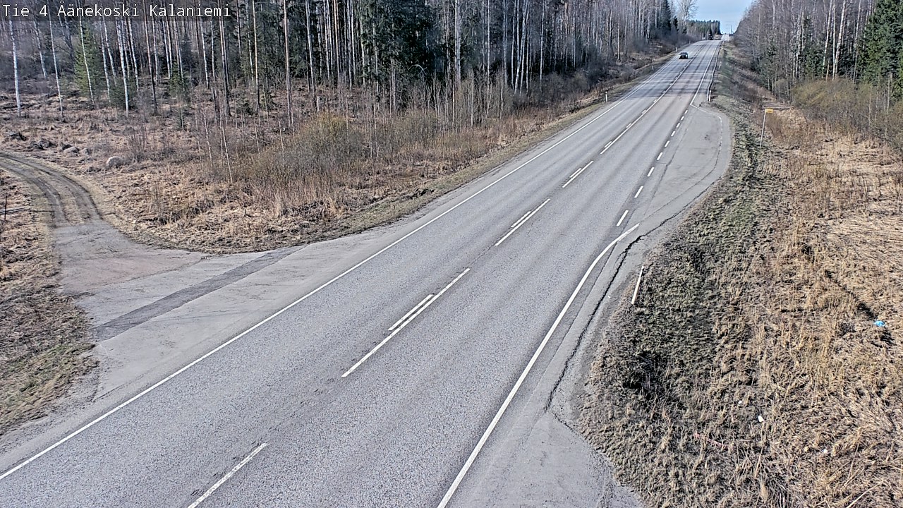 Weather Camera Image Väg 4  Äänekoski, Kalaniemi, Äänekoski, Keski-Suomi