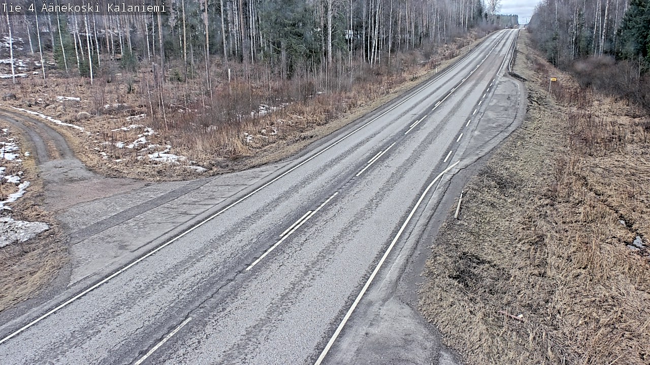 Weather Camera Image Väg 4  Äänekoski, Kalaniemi, Äänekoski, Keski-Suomi