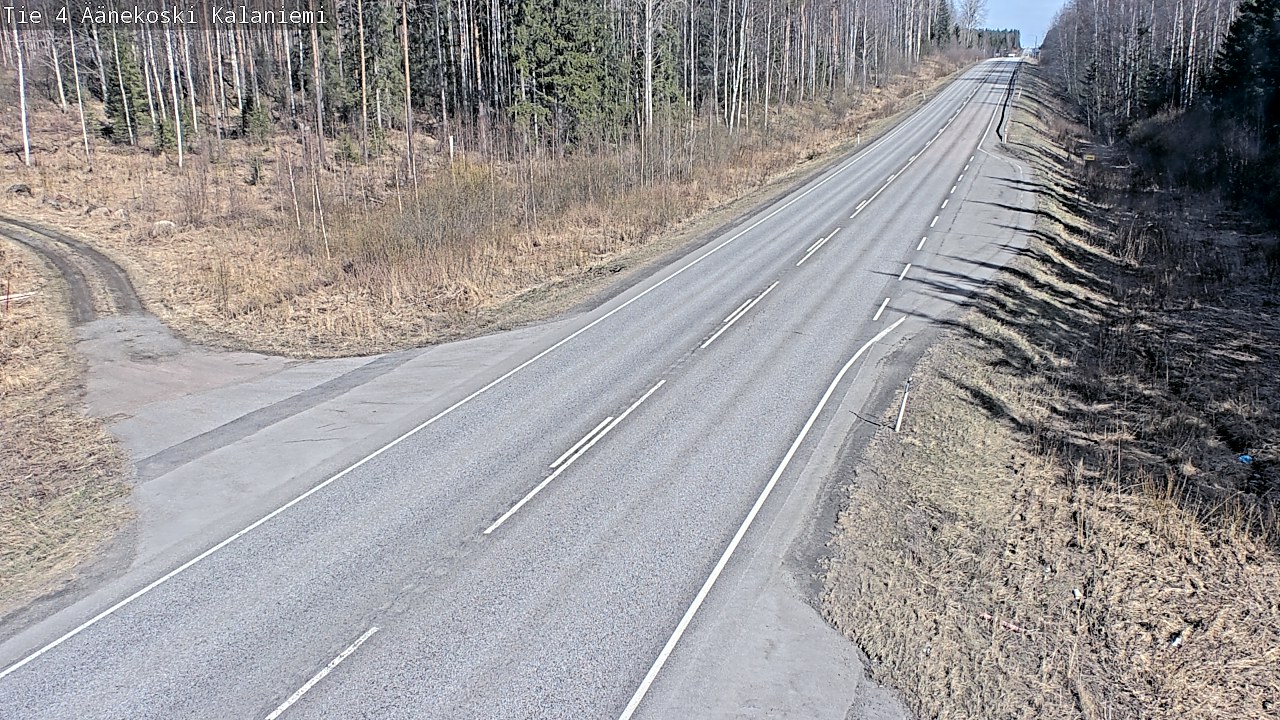 Weather Camera Image Väg 4  Äänekoski, Kalaniemi, Äänekoski, Keski-Suomi