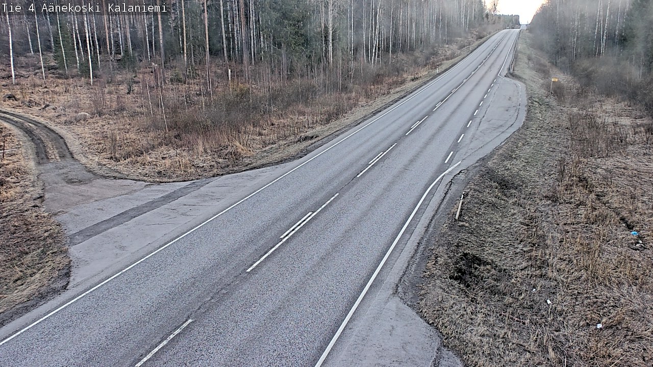 Weather Camera Image Väg 4  Äänekoski, Kalaniemi, Äänekoski, Keski-Suomi