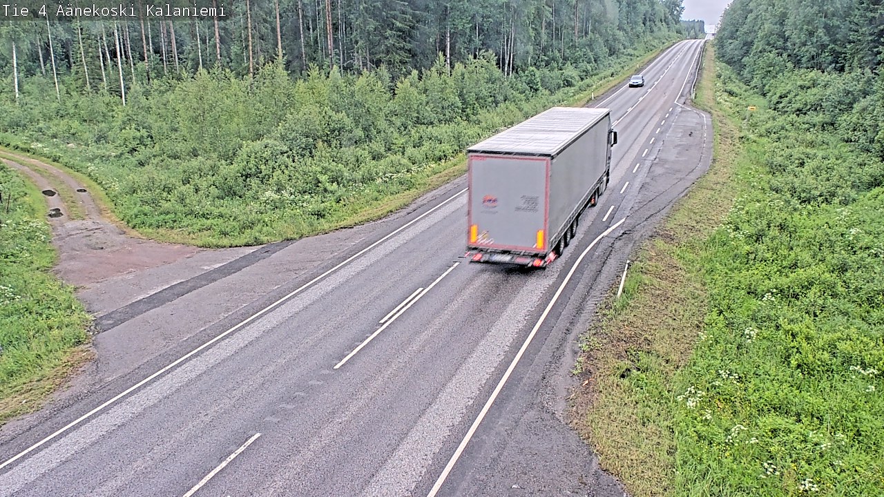 Weather Camera Image Väg 4  Äänekoski, Kalaniemi, Äänekoski, Keski-Suomi