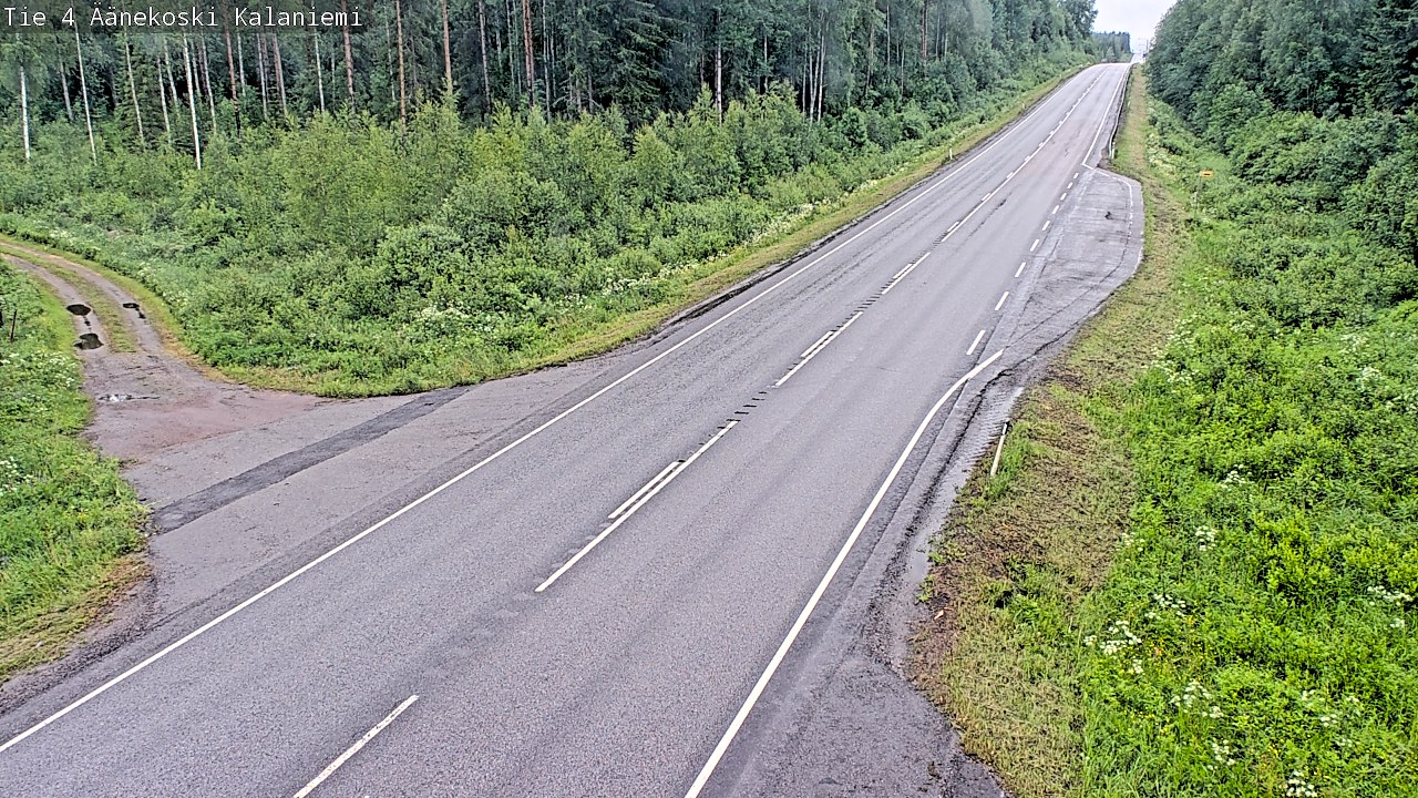 Weather Camera Image Väg 4  Äänekoski, Kalaniemi, Äänekoski, Keski-Suomi