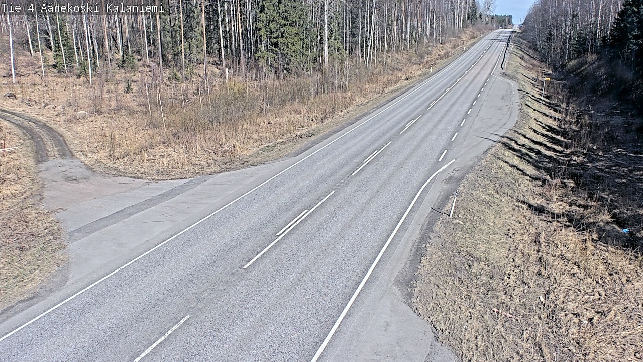 Weather Camera Image Väg 4  Äänekoski, Kalaniemi, Äänekoski, Keski-Suomi