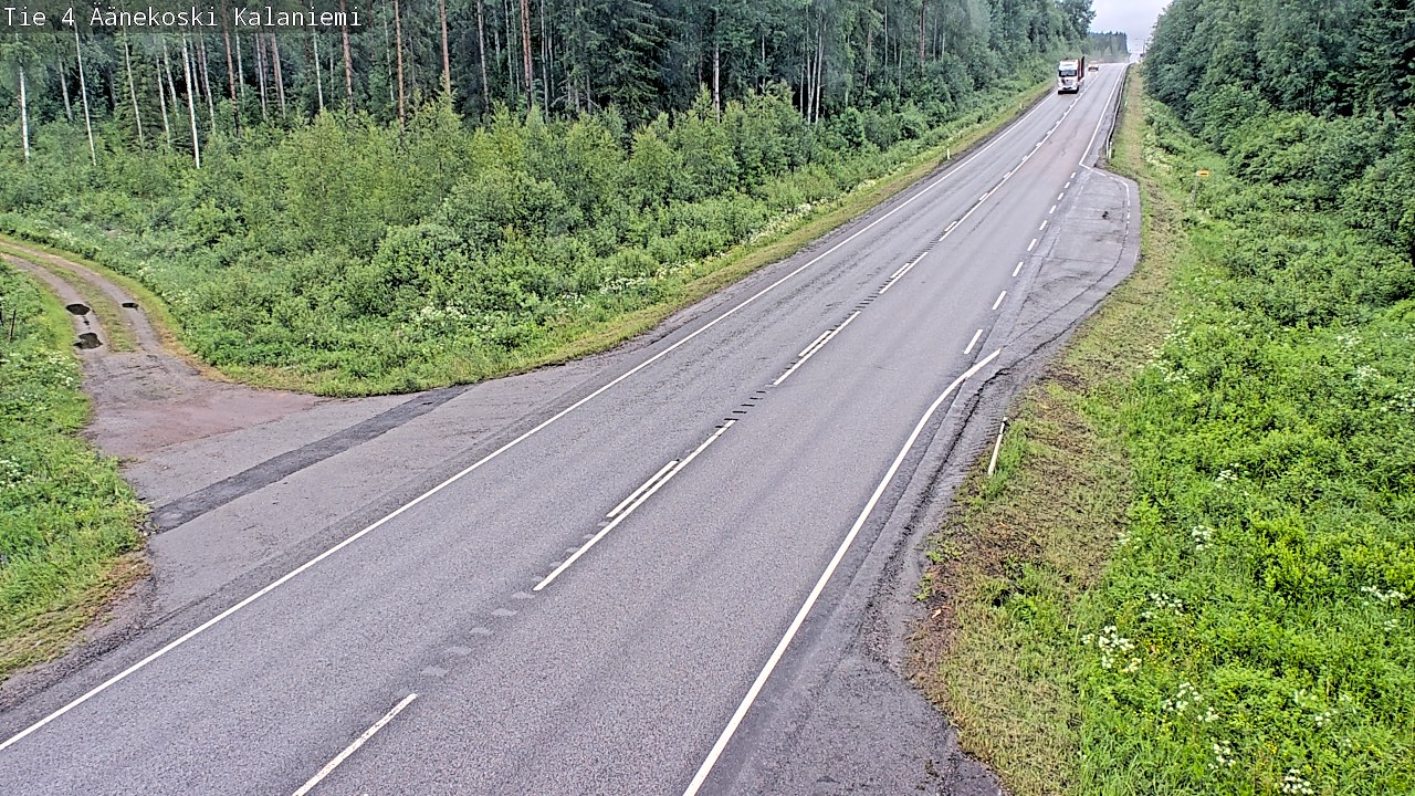 Weather Camera Image Väg 4  Äänekoski, Kalaniemi, Äänekoski, Keski-Suomi