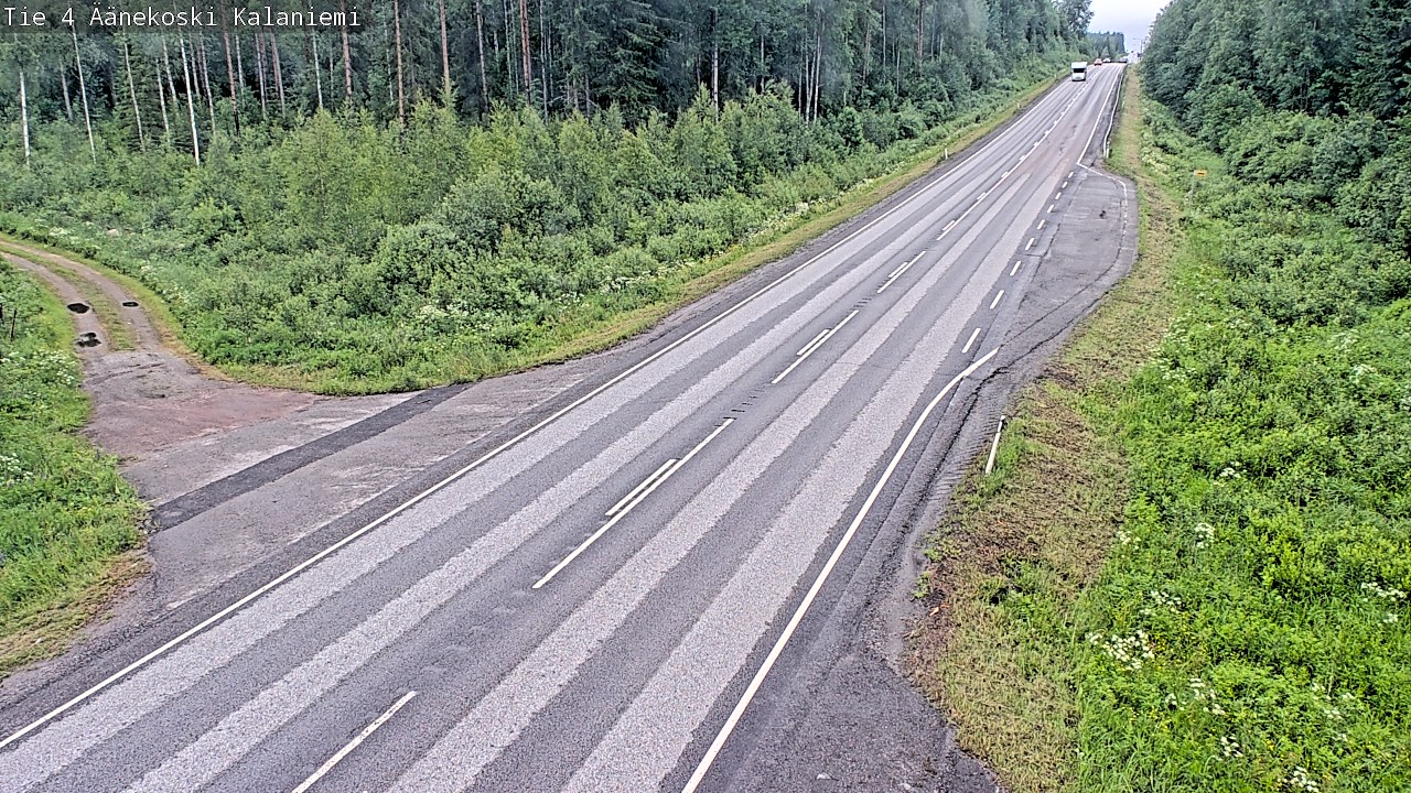 Weather Camera Image Väg 4  Äänekoski, Kalaniemi, Äänekoski, Keski-Suomi