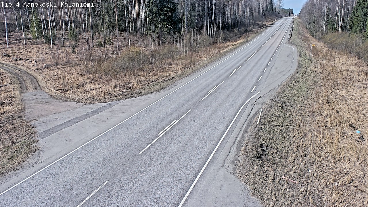 Weather Camera Image Väg 4  Äänekoski, Kalaniemi, Äänekoski, Keski-Suomi