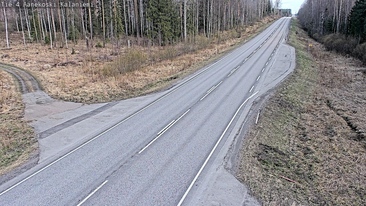 Weather Camera Image Väg 4  Äänekoski, Kalaniemi, Äänekoski, Keski-Suomi