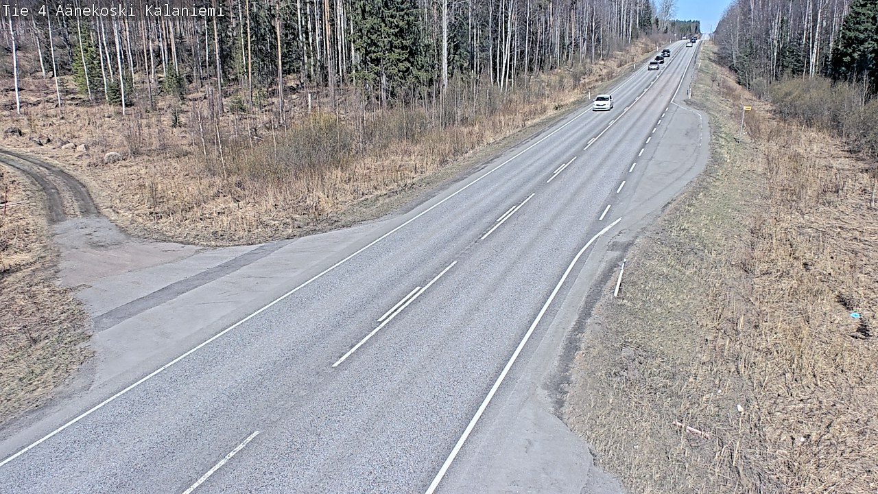 Weather Camera Image Väg 4  Äänekoski, Kalaniemi, Äänekoski, Keski-Suomi
