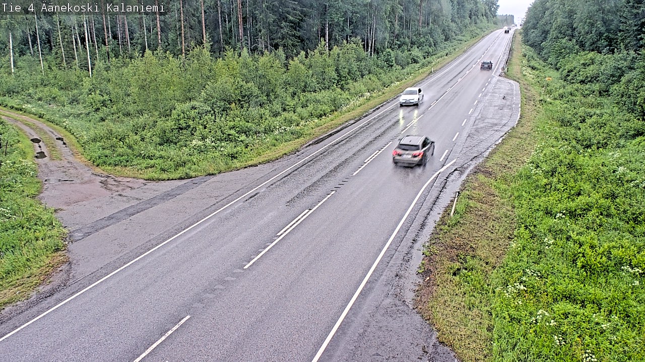 Weather Camera Image Väg 4  Äänekoski, Kalaniemi, Äänekoski, Keski-Suomi