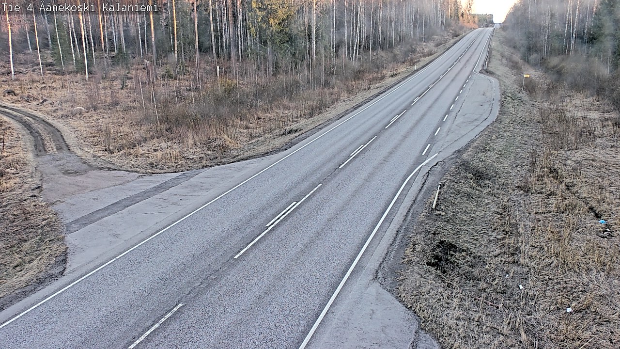 Weather Camera Image Väg 4  Äänekoski, Kalaniemi, Äänekoski, Keski-Suomi
