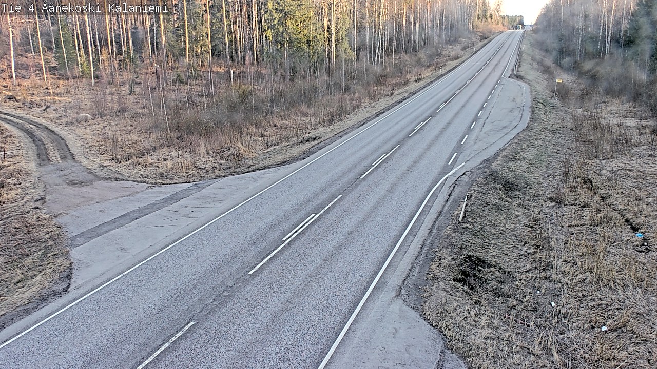 Weather Camera Image Väg 4  Äänekoski, Kalaniemi, Äänekoski, Keski-Suomi