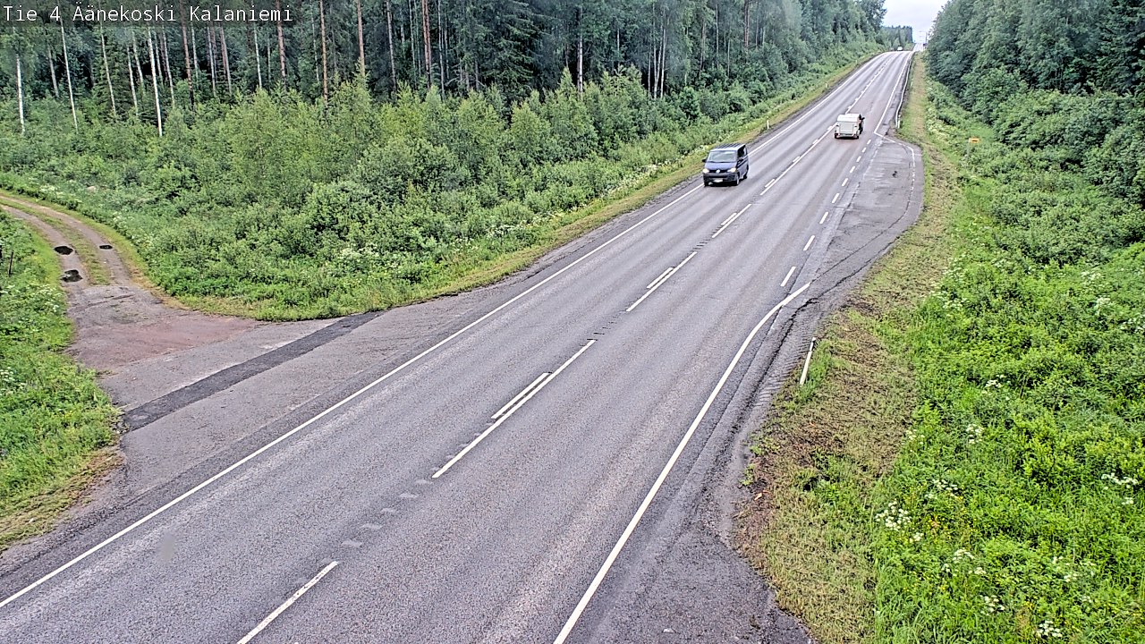 Weather Camera Image Väg 4  Äänekoski, Kalaniemi, Äänekoski, Keski-Suomi