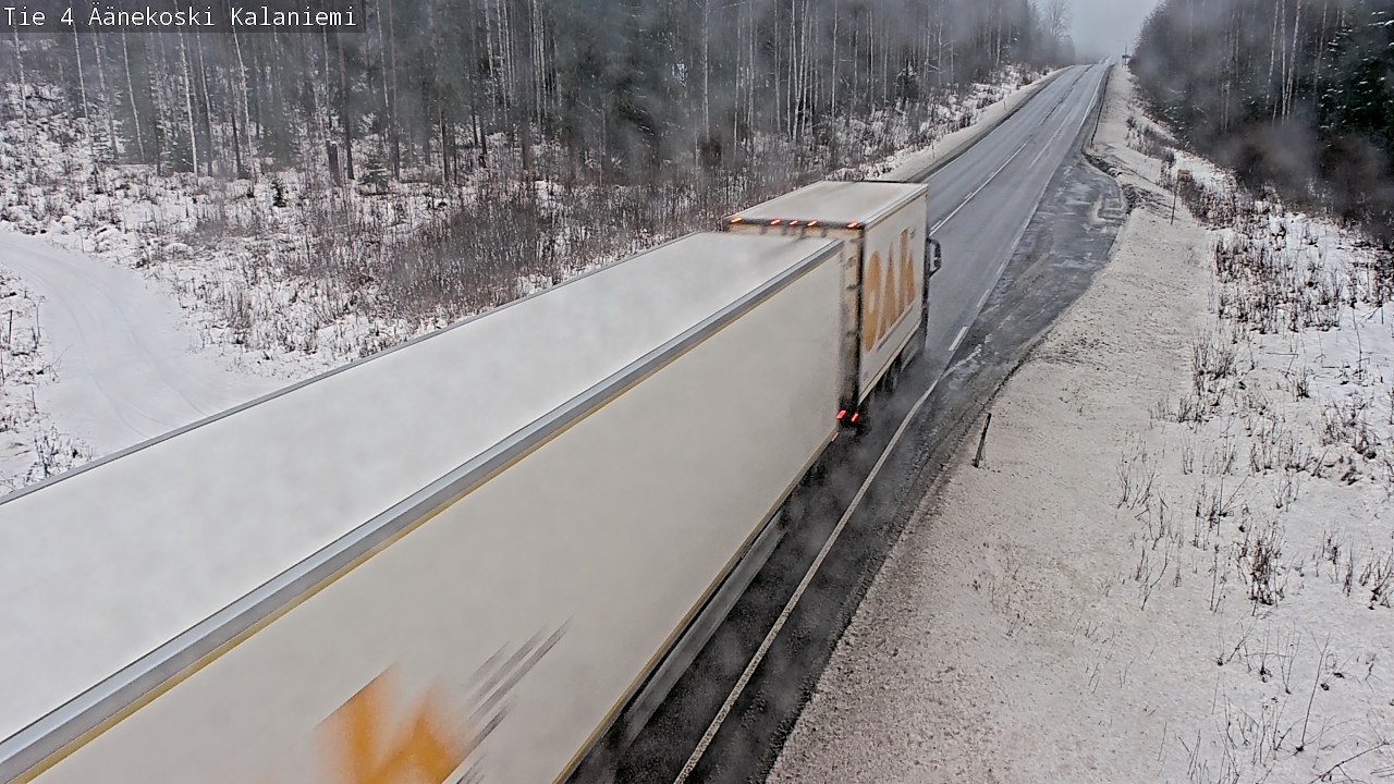 Weather Camera Image Väg 4  Äänekoski, Kalaniemi, Äänekoski, Keski-Suomi