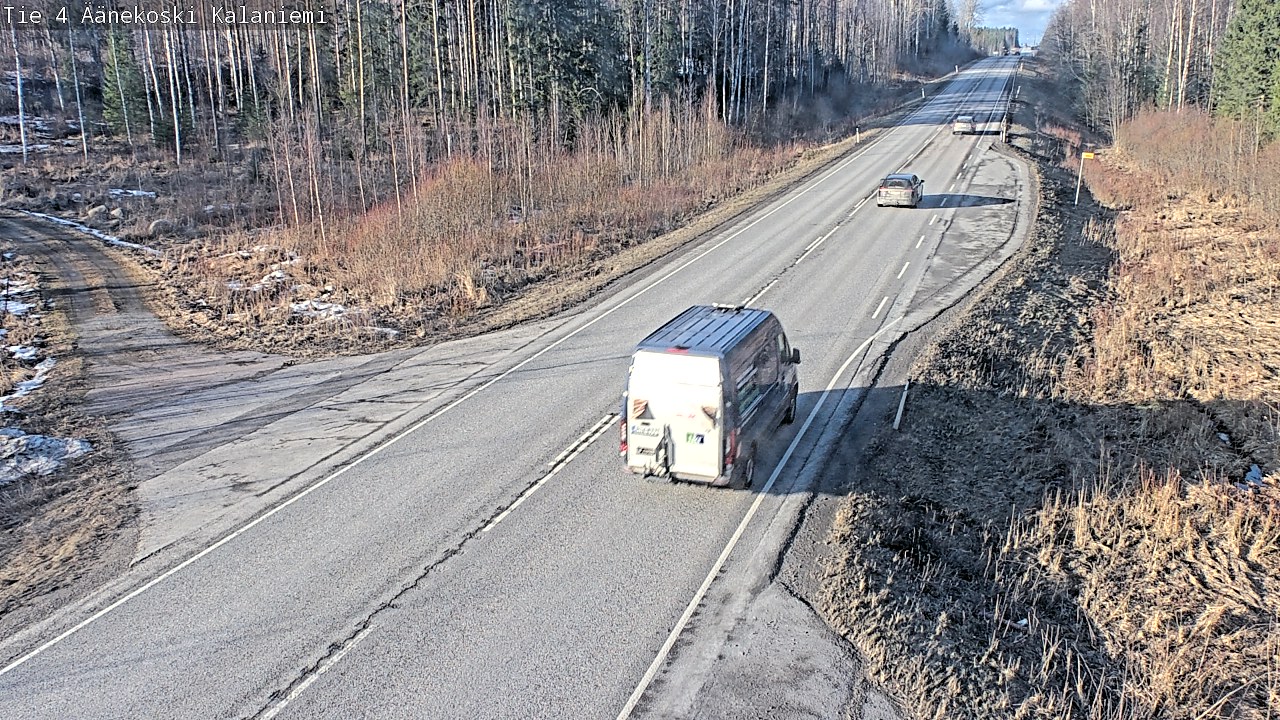 Weather Camera Image Väg 4  Äänekoski, Kalaniemi, Äänekoski, Keski-Suomi