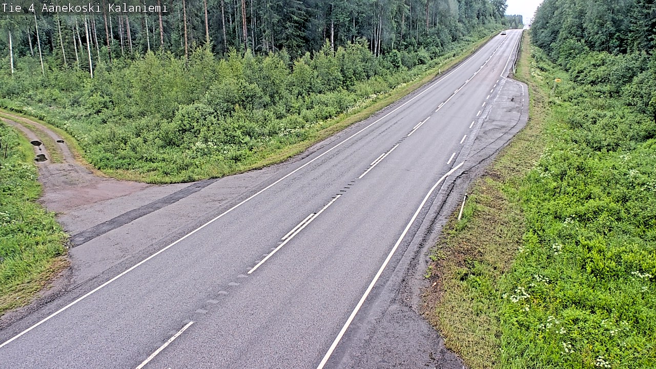 Weather Camera Image Väg 4  Äänekoski, Kalaniemi, Äänekoski, Keski-Suomi