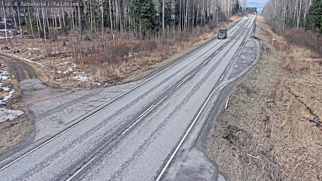 Weather Camera Image Väg 4  Äänekoski, Kalaniemi, Äänekoski, Keski-Suomi