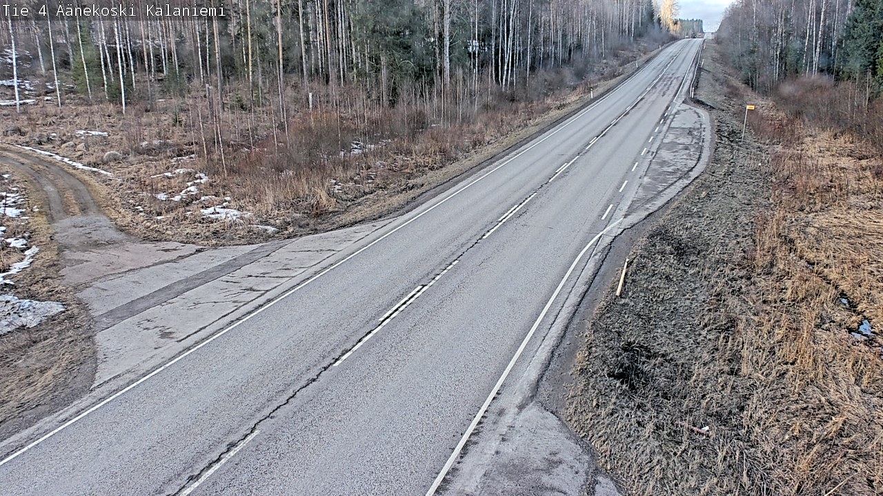 Weather Camera Image Väg 4  Äänekoski, Kalaniemi, Äänekoski, Keski-Suomi