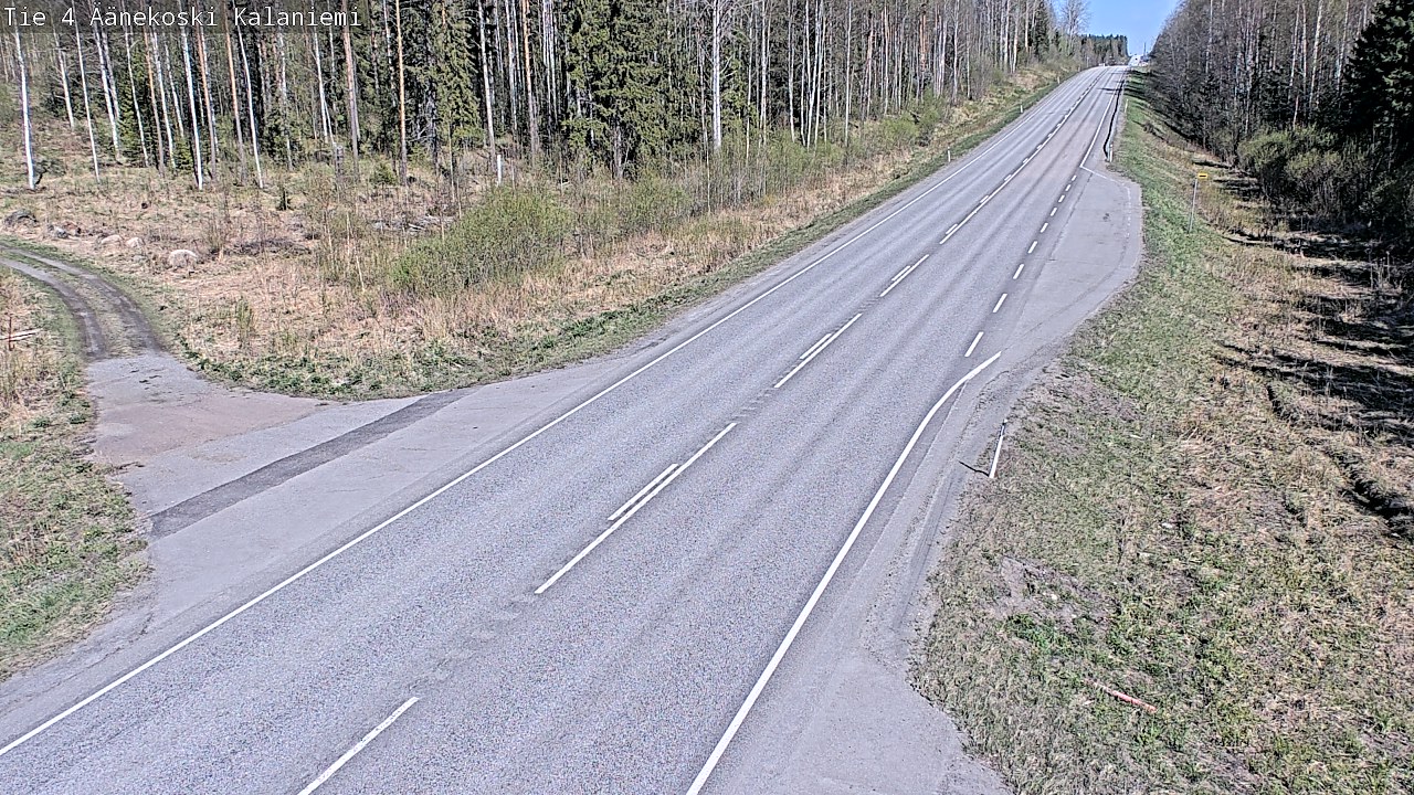 Weather Camera Image Väg 4  Äänekoski, Kalaniemi, Äänekoski, Keski-Suomi