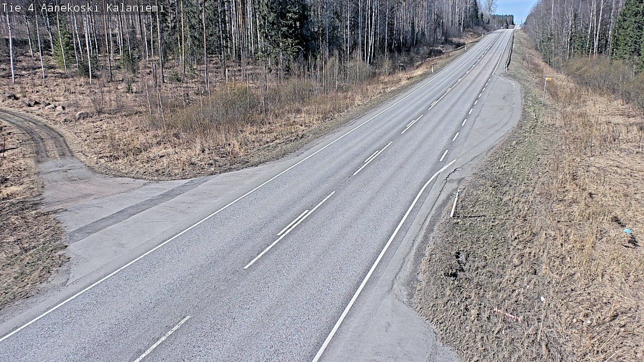 Weather Camera Image Väg 4  Äänekoski, Kalaniemi, Äänekoski, Keski-Suomi