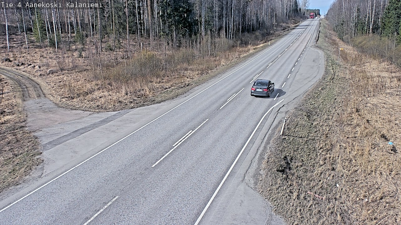 Weather Camera Image Väg 4  Äänekoski, Kalaniemi, Äänekoski, Keski-Suomi