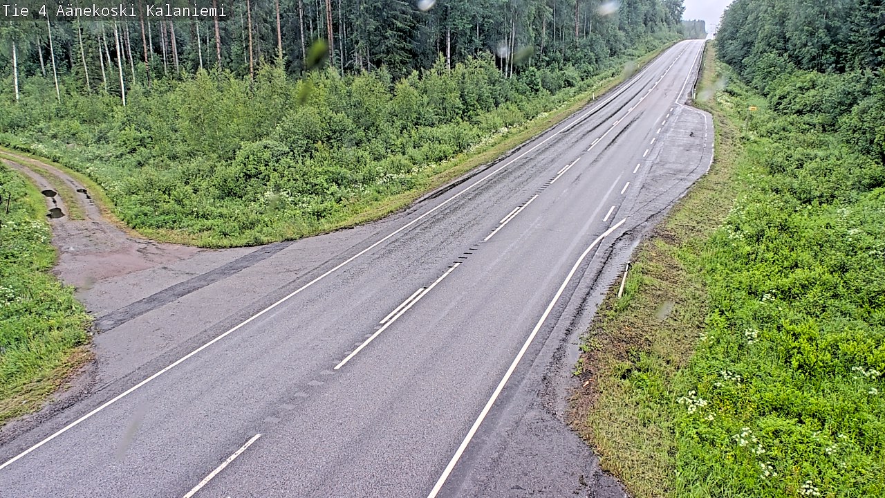 Weather Camera Image Väg 4  Äänekoski, Kalaniemi, Äänekoski, Keski-Suomi