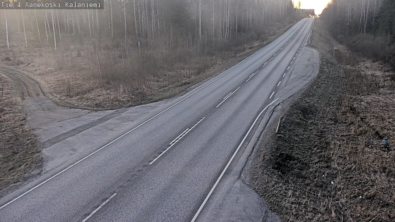 Weather Camera Image Väg 4  Äänekoski, Kalaniemi, Äänekoski, Keski-Suomi