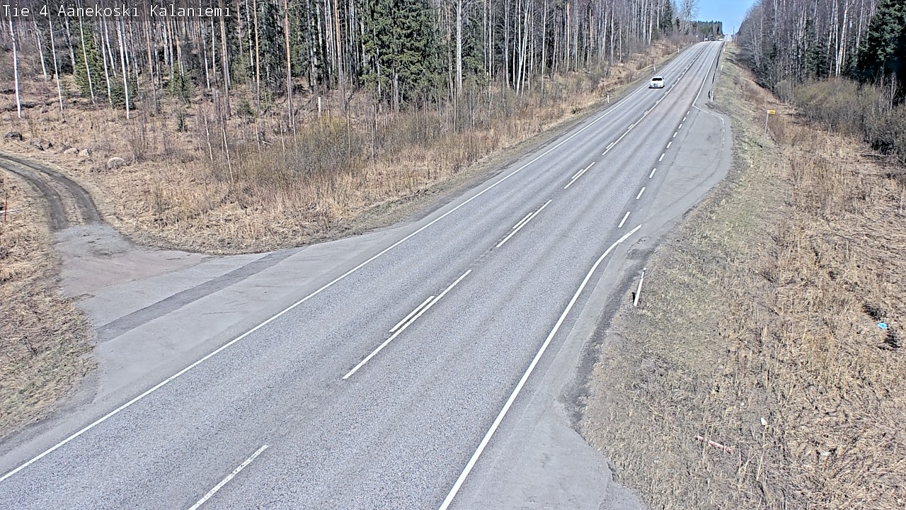 Weather Camera Image Väg 4  Äänekoski, Kalaniemi, Äänekoski, Keski-Suomi