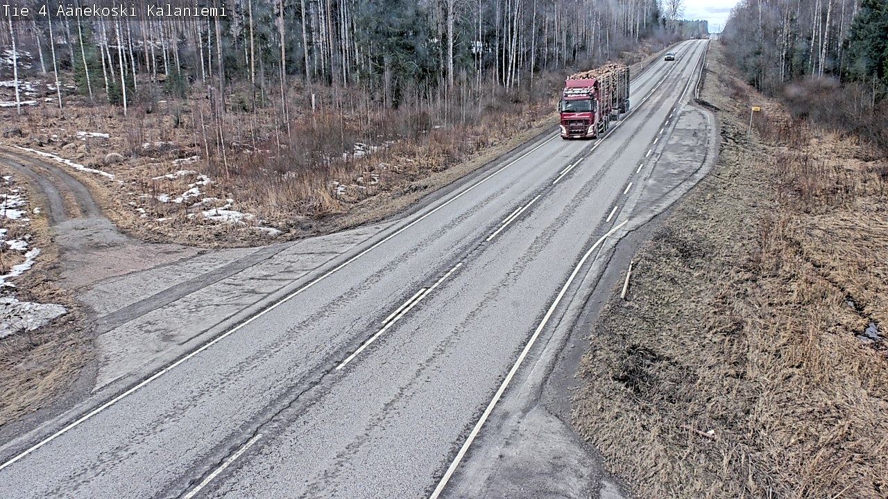 Weather Camera Image Väg 4  Äänekoski, Kalaniemi, Äänekoski, Keski-Suomi