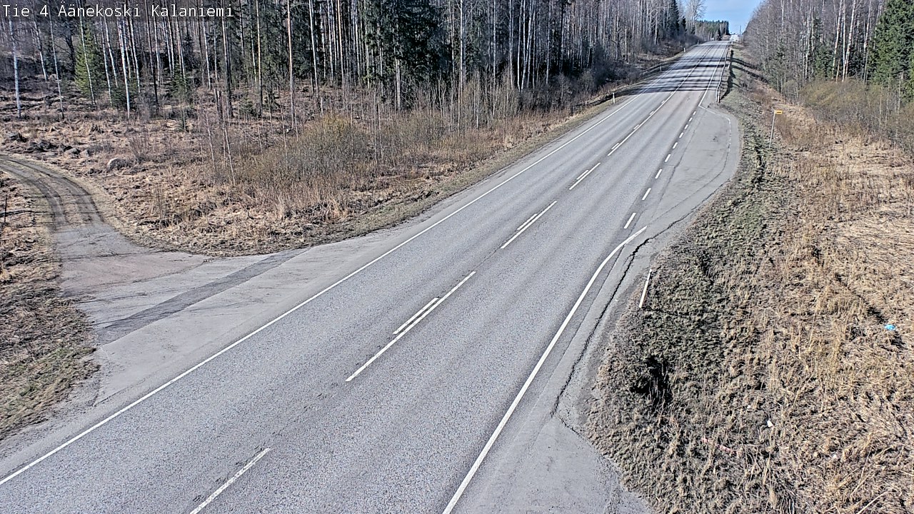 Weather Camera Image Väg 4  Äänekoski, Kalaniemi, Äänekoski, Keski-Suomi