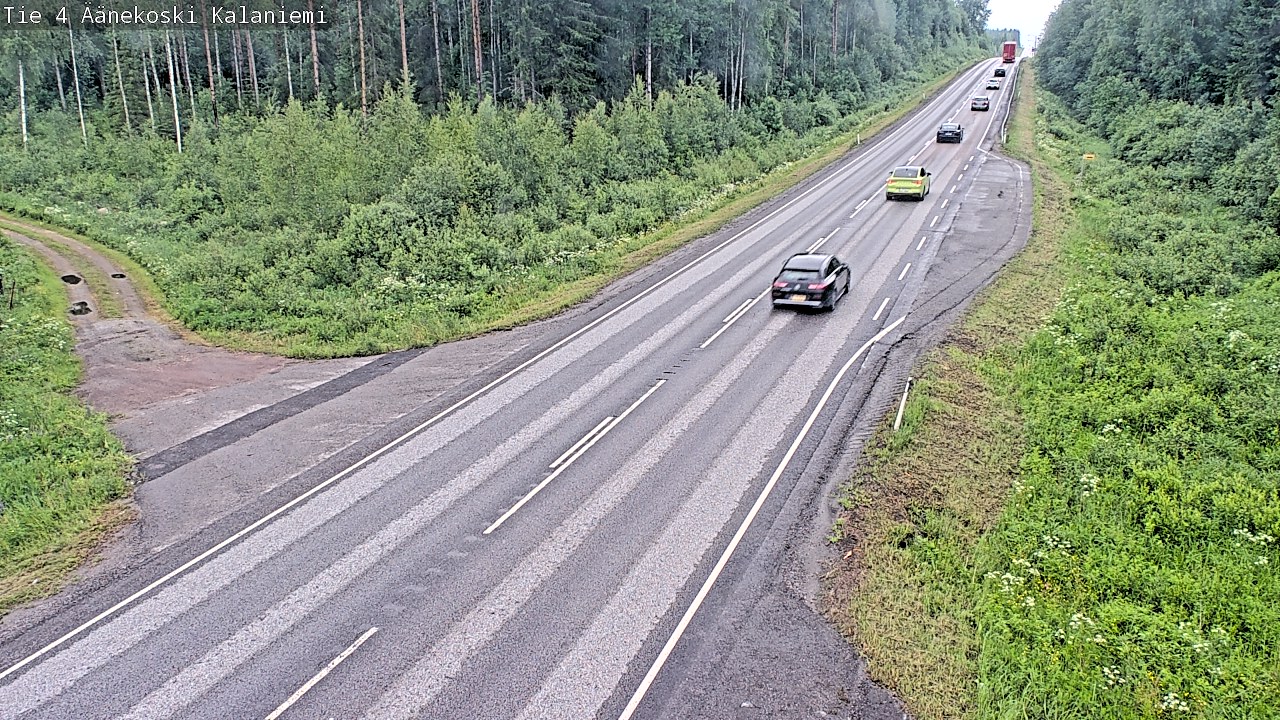 Weather Camera Image Väg 4  Äänekoski, Kalaniemi, Äänekoski, Keski-Suomi