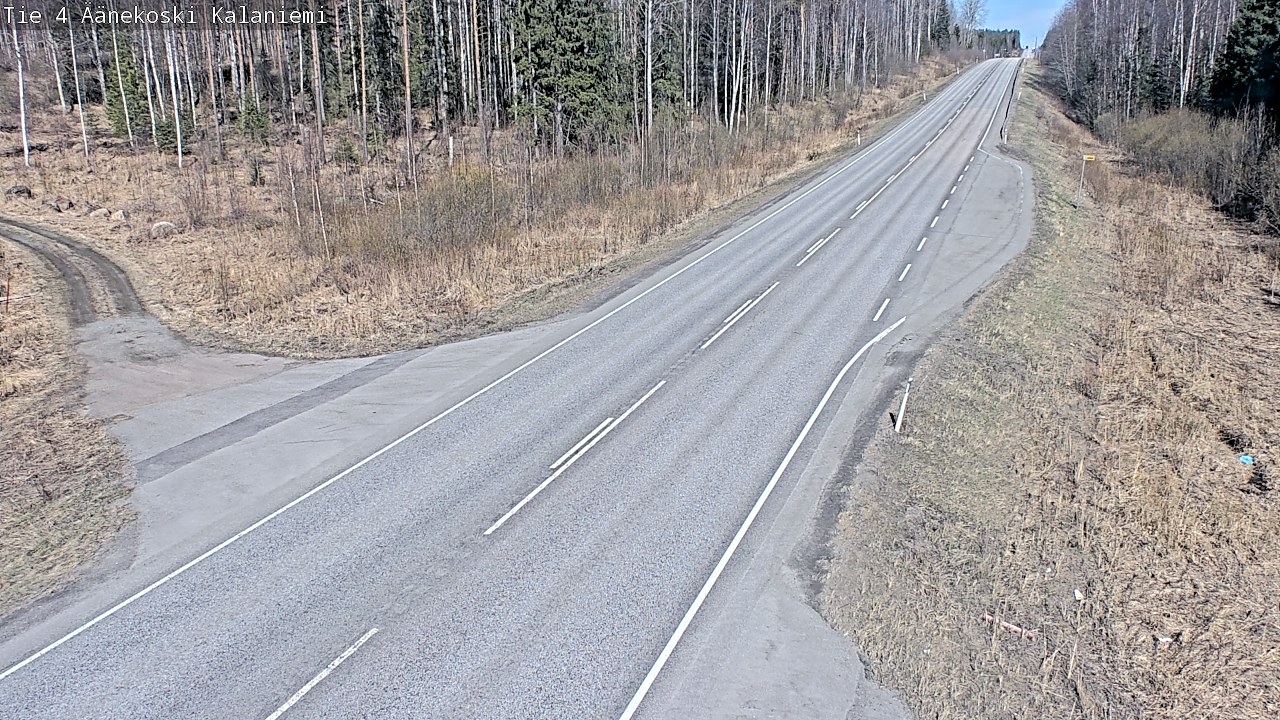 Weather Camera Image Väg 4  Äänekoski, Kalaniemi, Äänekoski, Keski-Suomi
