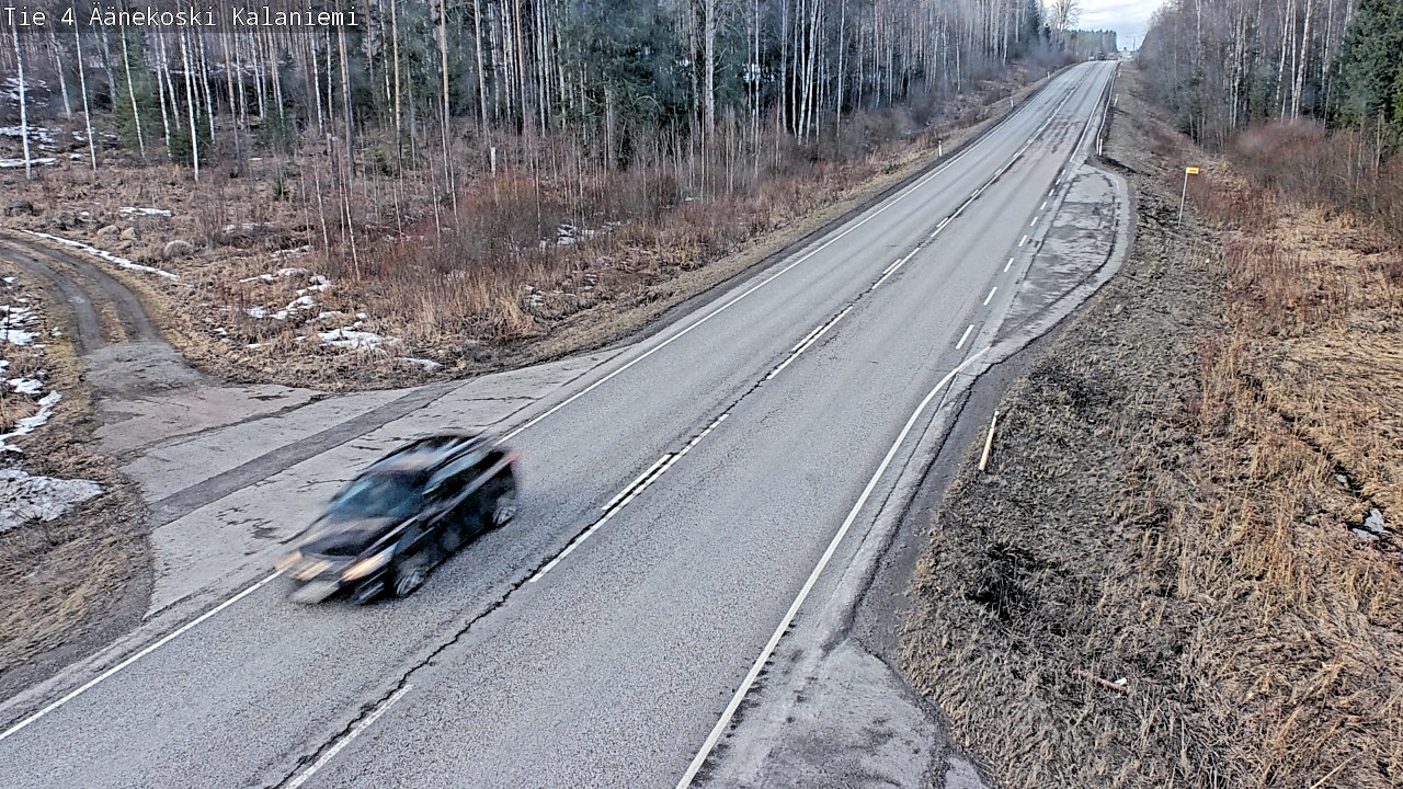 Weather Camera Image Väg 4  Äänekoski, Kalaniemi, Äänekoski, Keski-Suomi