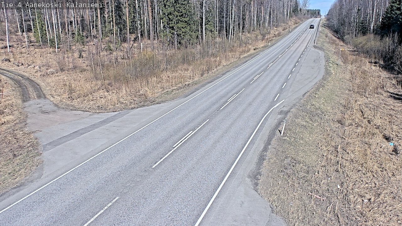 Weather Camera Image Väg 4  Äänekoski, Kalaniemi, Äänekoski, Keski-Suomi