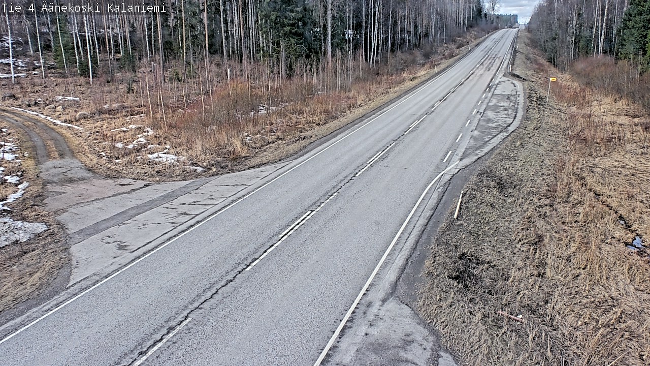 Weather Camera Image Väg 4  Äänekoski, Kalaniemi, Äänekoski, Keski-Suomi