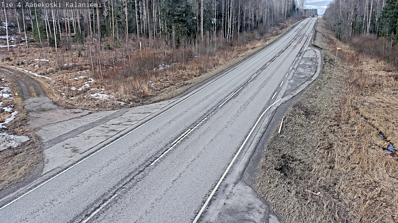 Weather Camera Image Väg 4  Äänekoski, Kalaniemi, Äänekoski, Keski-Suomi