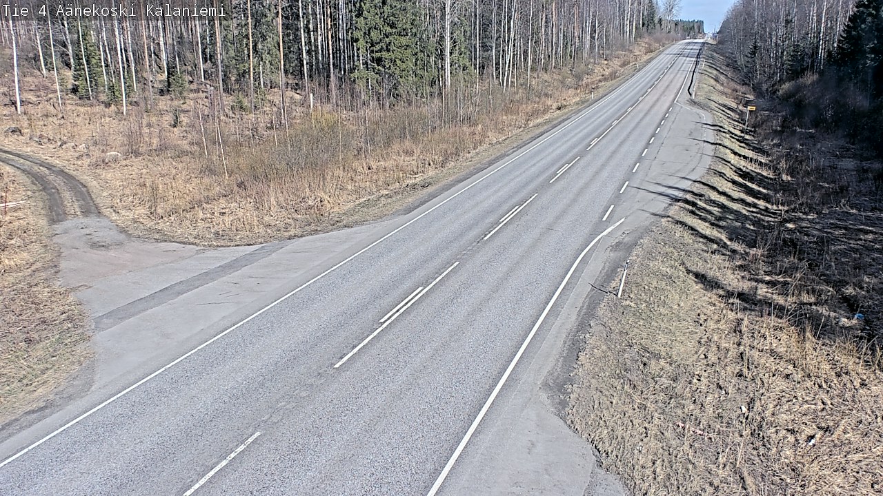 Weather Camera Image Väg 4  Äänekoski, Kalaniemi, Äänekoski, Keski-Suomi