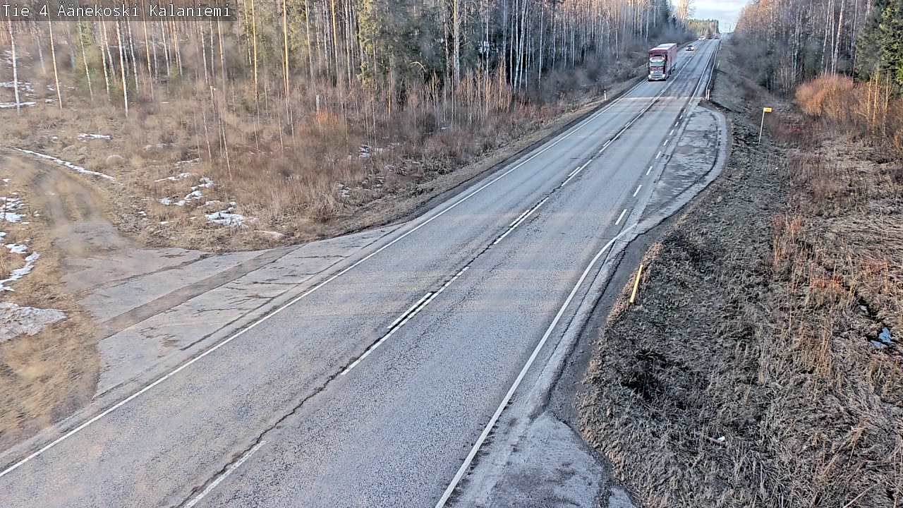 Weather Camera Image Road 4  Äänekoski, Kalaniemi, Äänekoski, Keski-Suomi