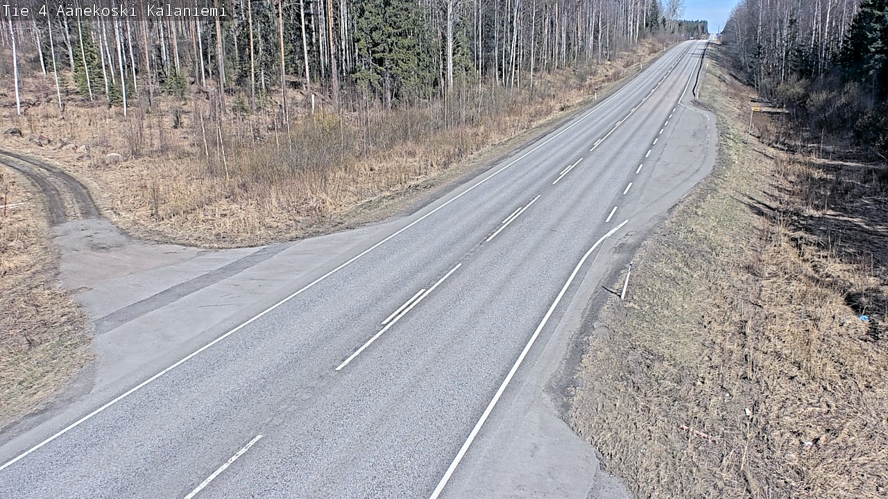 Weather Camera Image Väg 4  Äänekoski, Kalaniemi, Äänekoski, Keski-Suomi
