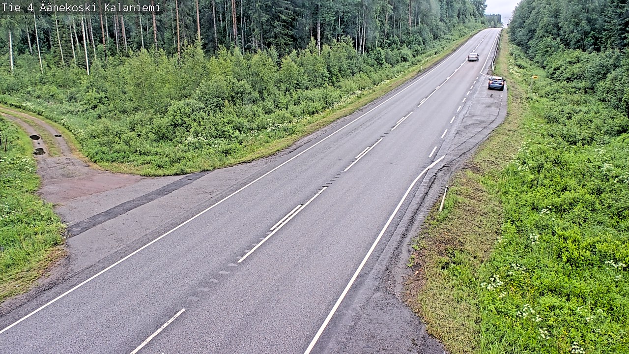 Weather Camera Image Väg 4  Äänekoski, Kalaniemi, Äänekoski, Keski-Suomi