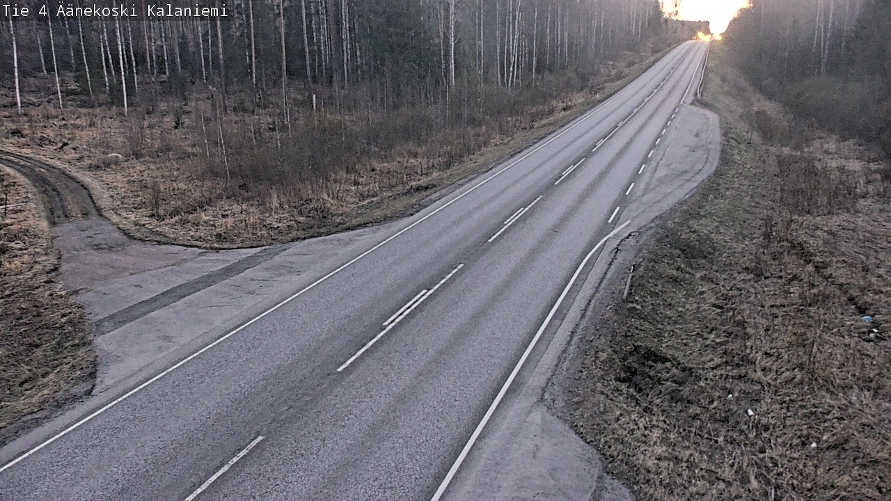 Weather Camera Image Road 4  Äänekoski, Kalaniemi, Äänekoski, Keski-Suomi