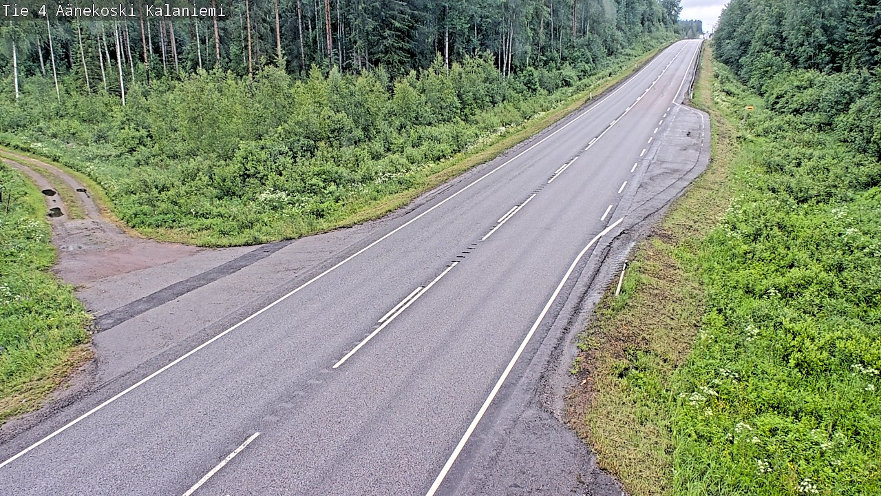Weather Camera Image Väg 4  Äänekoski, Kalaniemi, Äänekoski, Keski-Suomi