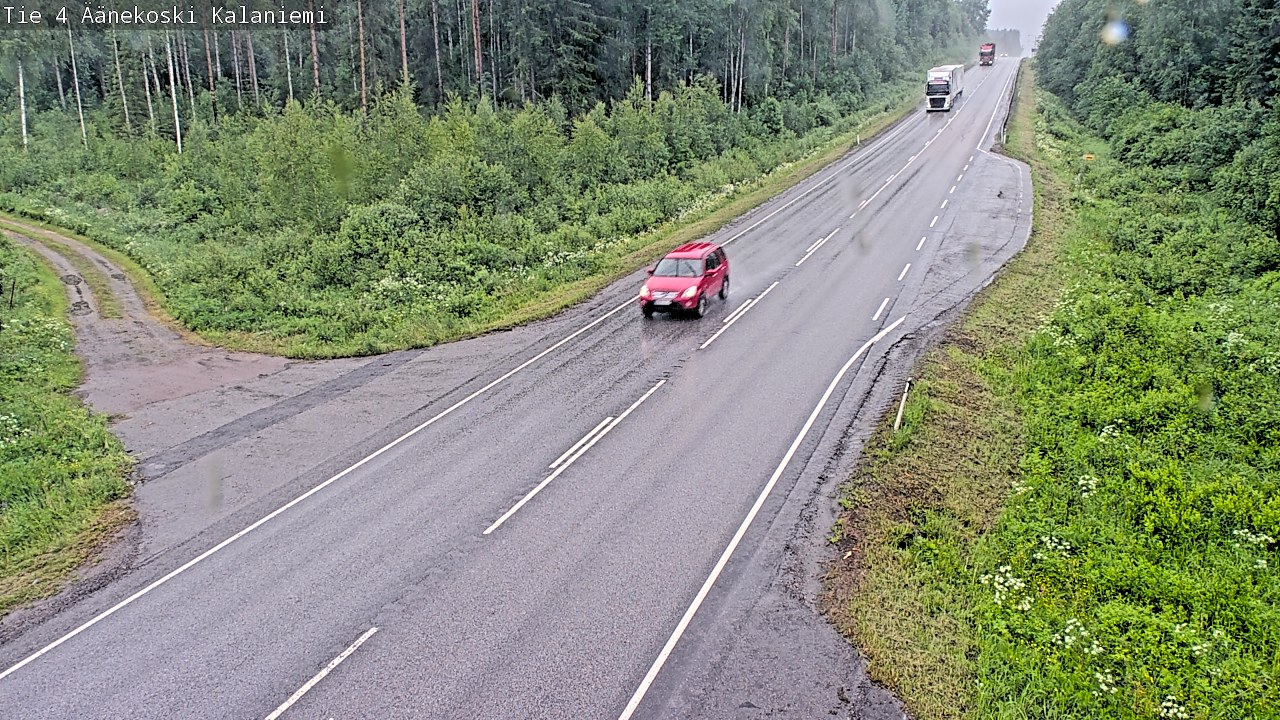 Weather Camera Image Väg 4  Äänekoski, Kalaniemi, Äänekoski, Keski-Suomi